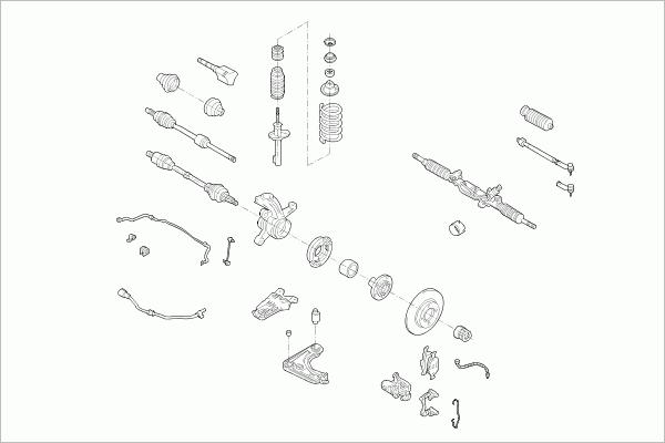 SACHS FORD-KA-FS003 - Рульове управління autocars.com.ua
