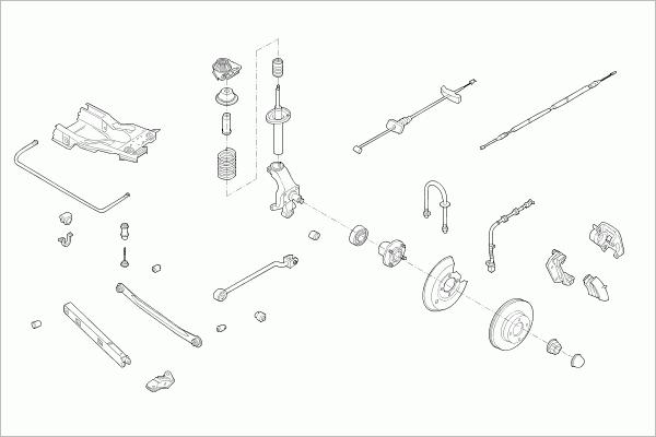 SACHS FORD-MONDE-RS023 - Рульове управління autocars.com.ua