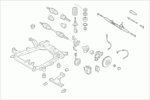 SACHS OPEL-ASTRA-FS082 - Рулевое управление avtokuzovplus.com.ua