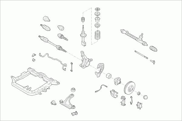 SACHS OPEL-MERIV-FS001 - Рульове управління autocars.com.ua