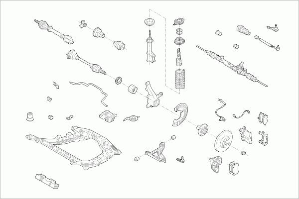 SACHS RENAU-19II-FS006 - Рульове управління autocars.com.ua