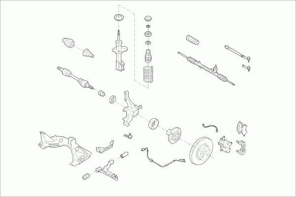 SACHS RENAU-TWING-FS003 - Рульове управління autocars.com.ua