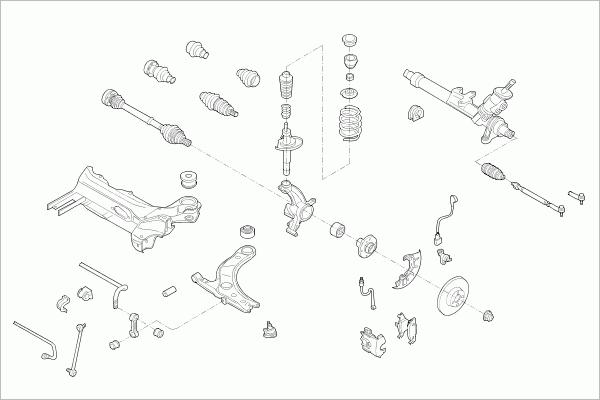 SACHS SKODA-OCTAV-FS001 - Рулевое управление avtokuzovplus.com.ua