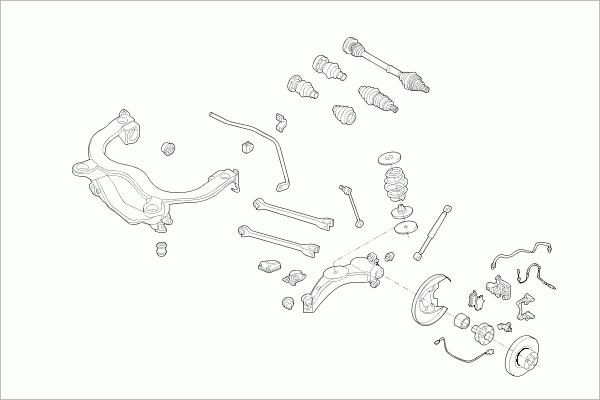 SACHS VW-GOLF-RS036 - Рульове управління autocars.com.ua