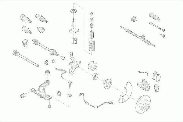 SACHS VW-PASSA-FS010 - Рульове управління autocars.com.ua