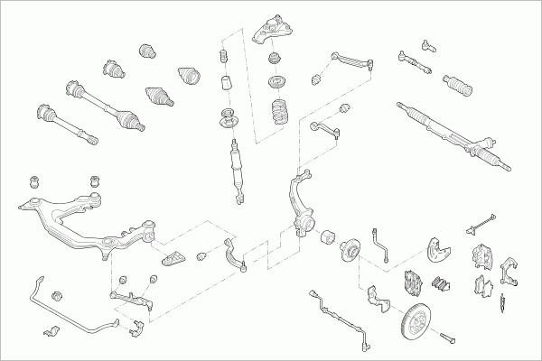 SACHS VW-PASSA-FS083 - Рульове управління autocars.com.ua