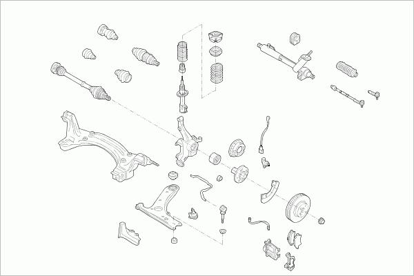 SACHS VW-POLO-FS027 - Рульове управління autocars.com.ua