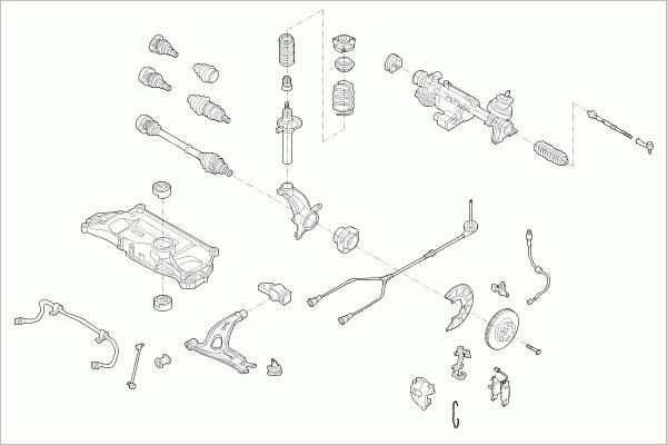 SACHS VW-TOURA-FS005 - Рульове управління autocars.com.ua