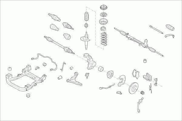 SACHS VW-TRANS-FS016 - Рульове управління autocars.com.ua