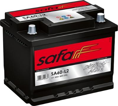SAFA SA60-L2 - Стартерная аккумуляторная батарея, АКБ autodnr.net