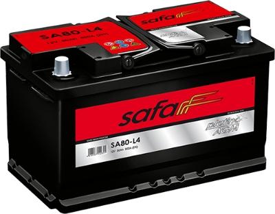 SAFA SA80-L4 - Стартерна акумуляторна батарея, АКБ autocars.com.ua
