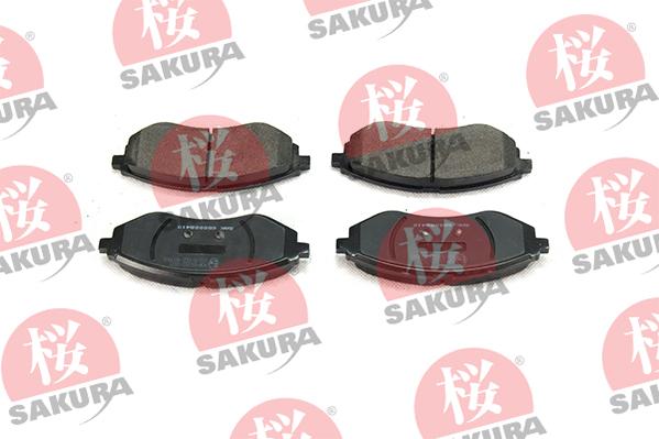 SAKURA 600-00-8410 - Тормозные колодки, дисковые, комплект avtokuzovplus.com.ua