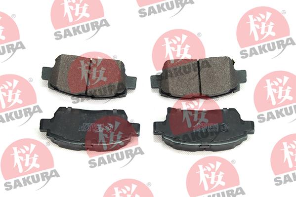 SAKURA 600-20-3963 - Тормозные колодки, дисковые, комплект avtokuzovplus.com.ua