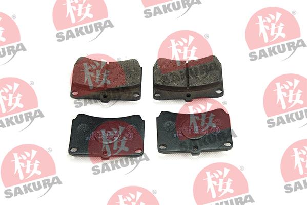 SAKURA 600-30-3530 - Тормозные колодки, дисковые, комплект avtokuzovplus.com.ua