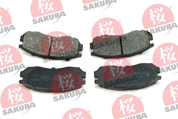 SAKURA 600-50-4260 - Тормозные колодки, дисковые, комплект avtokuzovplus.com.ua