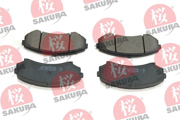 SAKURA 600-50-4288 - Тормозные колодки, дисковые, комплект autodnr.net