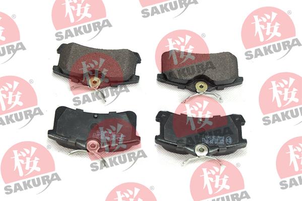SAKURA 601-20-3755 - Тормозные колодки, дисковые, комплект autodnr.net