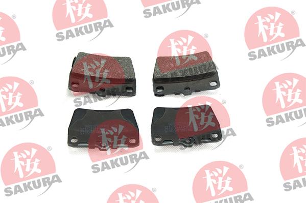 SAKURA 601-20-3990 - Гальмівні колодки, дискові гальма autocars.com.ua