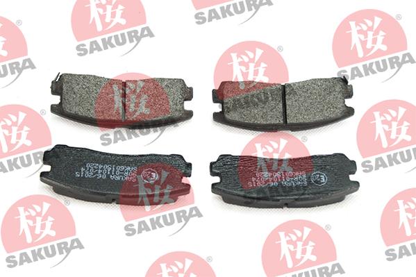 SAKURA 601-50-4220 - Тормозные колодки, дисковые, комплект autodnr.net