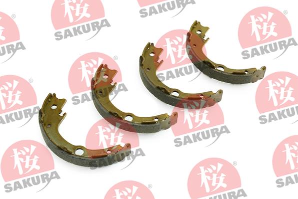 SAKURA 602-00-3718 - Комплект гальм, ручник, парковка autocars.com.ua