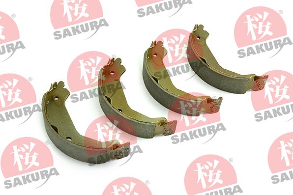 SAKURA 602-00-4605 - Комплект гальм, ручник, парковка autocars.com.ua