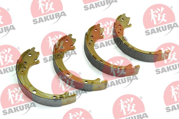 SAKURA 602-00-6600 - Комплект гальм, ручник, парковка autocars.com.ua