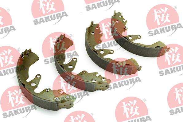 SAKURA 602-00-7115 - Комплект гальм, ручник, парковка autocars.com.ua