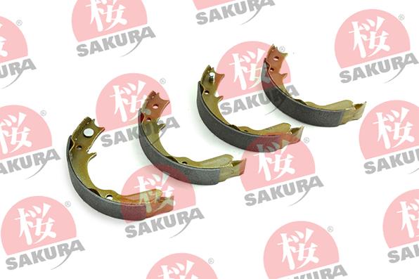 SAKURA 602-00-7636 - Комплект гальм, ручник, парковка autocars.com.ua