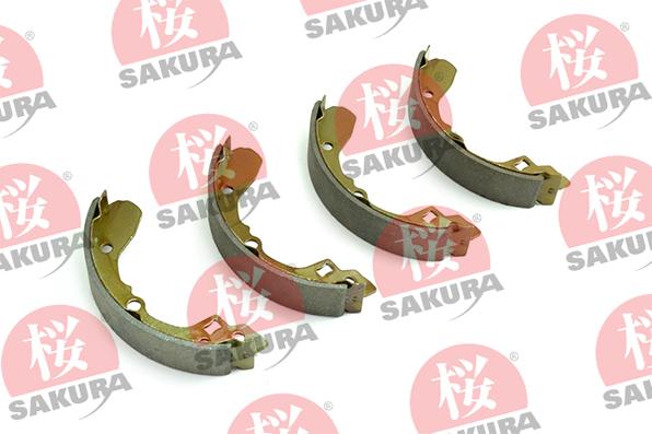 SAKURA 602-00-8820 - Комплект гальм, барабанний механізм autocars.com.ua