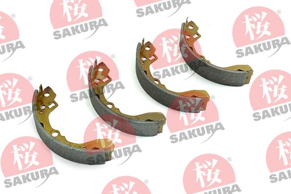 SAKURA 602-03-8800 - Комплект гальм, барабанний механізм autocars.com.ua