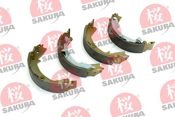 SAKURA 602-05-4614 - Комплект гальм, ручник, парковка autocars.com.ua