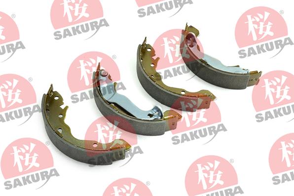 SAKURA 602-05-4645 - Комплект тормозных колодок, барабанные avtokuzovplus.com.ua