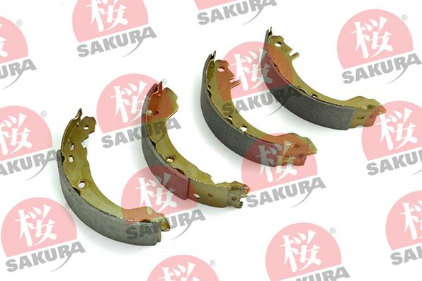 SAKURA 602-10-4040 - Комплект тормозных колодок, барабанные avtokuzovplus.com.ua