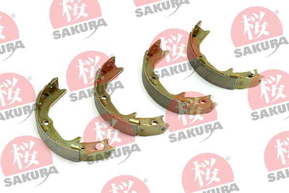 SAKURA 602-50-4255 - Комплект гальм, ручник, парковка autocars.com.ua