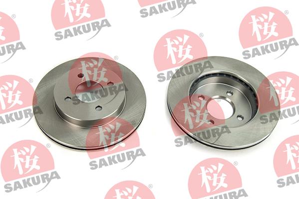 SAKURA 604-10-4147 - Тормозной диск avtokuzovplus.com.ua