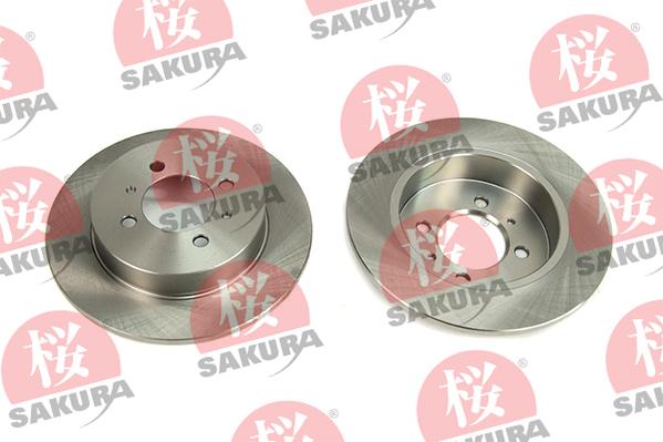 SAKURA 605-10-4080 - Тормозной диск avtokuzovplus.com.ua