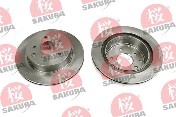 SAKURA 605-10-4110 - Тормозной диск avtokuzovplus.com.ua