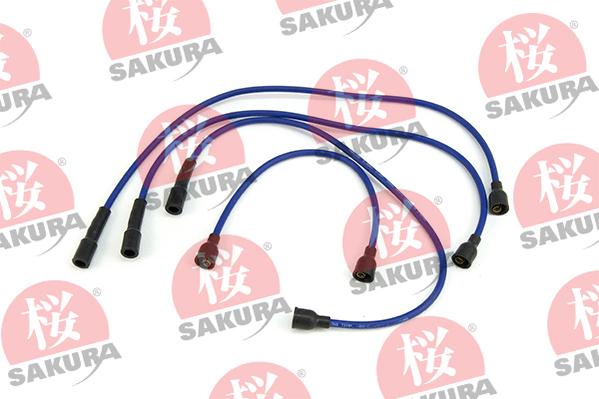 SAKURA 912-80-7080 SW - Комплект проводів запалювання autocars.com.ua