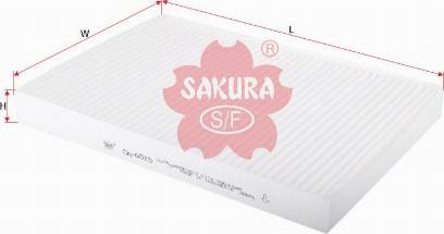 SAKURA CA6515 - Фильтр воздуха в салоне autodnr.net