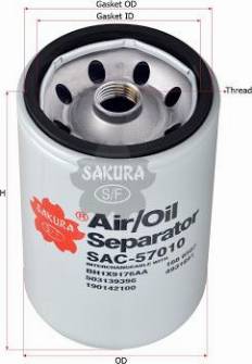 SAKURA SAC57010 - Воздушный фильтр autodnr.net
