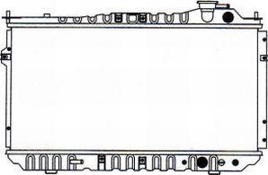 SAKURA Automotive 1070-0105 - Радіатор, охолодження двигуна autocars.com.ua