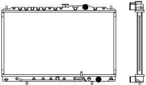 SAKURA Automotive 1321-0211 - Радиатор, охлаждение двигателя autodnr.net