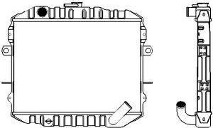 SAKURA Automotive 1321-0307 - Радиатор, охлаждение двигателя autodnr.net