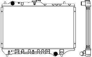 SAKURA Automotive 1451-0202 - Радіатор, охолодження двигуна autocars.com.ua