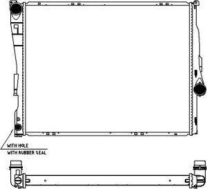 SAKURA Automotive 3011-1013 - Радиатор, охлаждение двигателя avtokuzovplus.com.ua