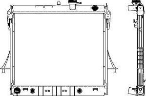 SAKURA Automotive 3081-1009 - Радиатор, охлаждение двигателя avtokuzovplus.com.ua