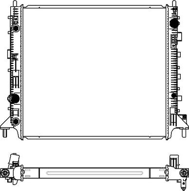 SAKURA Automotive 3082-8501 - Радіатор, охолодження двигуна autocars.com.ua