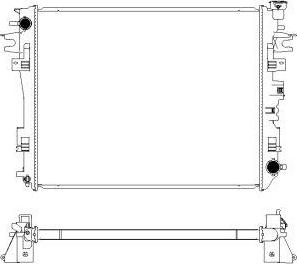 SAKURA Automotive 3131-8506 - Радиатор, охлаждение двигателя avtokuzovplus.com.ua