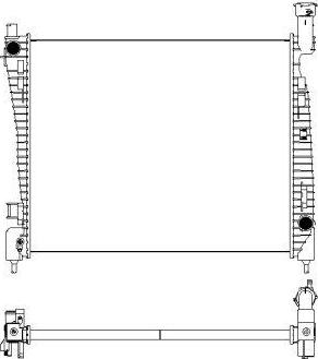 SAKURA Automotive 3131-8508 - Радіатор, охолодження двигуна autocars.com.ua