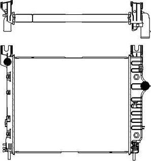 SAKURA Automotive 3132-8502 - Радіатор, охолодження двигуна autocars.com.ua